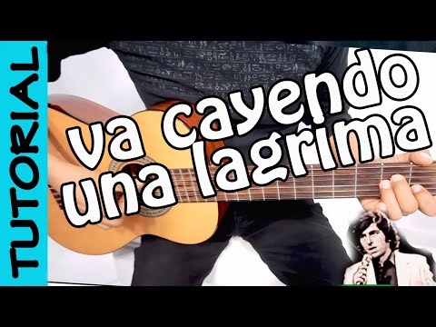 VA CAYENDO UNA LAGRIMA - guitarra TUTORIAL - Los Iracundos