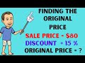 Understanding Discounts and Original Prices