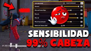 ✅ LA MEJOR SENSIBILIDAD ⚙ para dar TODO ROJO 👺 en la NUEVA ACTUALIZACIÓN🔥 de FREE FIRE 2025