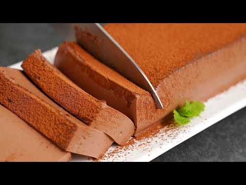 Десерт БЕЗ выпечки за 5 минут Вашего времени! Очень вкусный десерт - шоколадная панакота