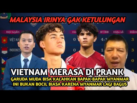 LUCU ALASAN MALAYSIA❗ LIHAT TIMNAS INDONESIA MAMPU TAKLUKAN BAPAK-BAPAK MYANMAR