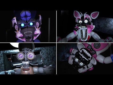 FNAF Free Roaming SL - All Jumpscares & Animatronics