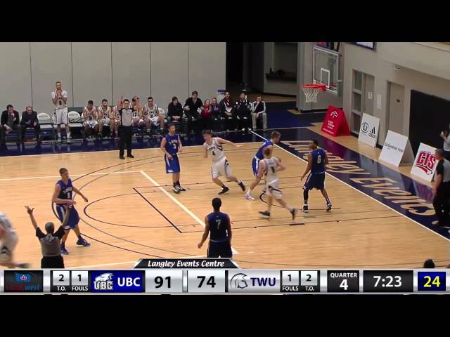 CIS MBB: Trinity Western Spartans vs UBC Thunderbirds