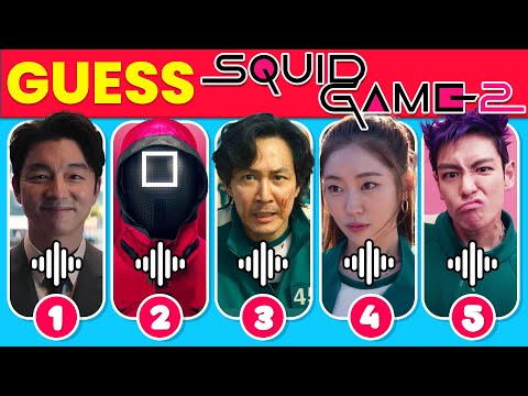 SQUID GAME 2 QUIZ 😱🎲🦑 Guess the Characters by Their Voice 🔊| Quiz Empire ✅