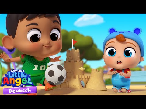 Spielplatz-Wettkampf! 🛝🏆 Kinderlieder mit Klein Joni | Little Angel Deutsch
