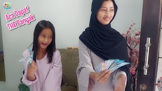 Bahagianya Ara Dan Kakak Alma Lebaran Di Sukabumi Dapat Uang THR Banyak