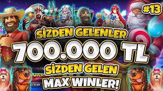 SLOT OYUNLARI🤑SİZDEN GELEN MAX WİNLER 200 TL'YE 700.000 TL KALDIRAN ADAM ! SLOT SİZDEN GELENLER