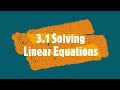 Solving Linear Equations and Applications
