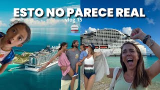 VLOG 15: viviendo un SUEÑO🫢 el CRUCERO más GRANDE del mundo?🚢