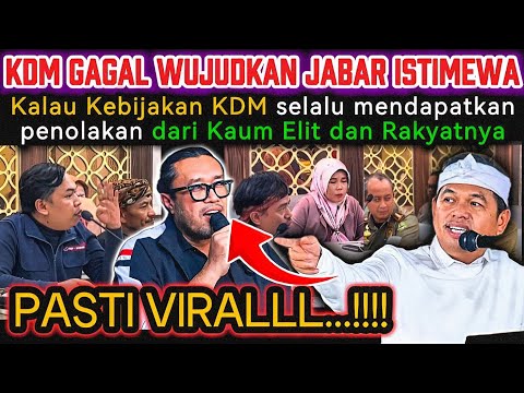 KDM akan Gagal mewujudkan Jabar Istimewa kalau Kebijakannya selalu mendapat penolakan