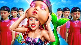 Мейковер с Куклой из Игры в Кальмара: От Русалки до Популярной Куклы!