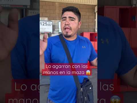 Las cámaras lo sorprendieron