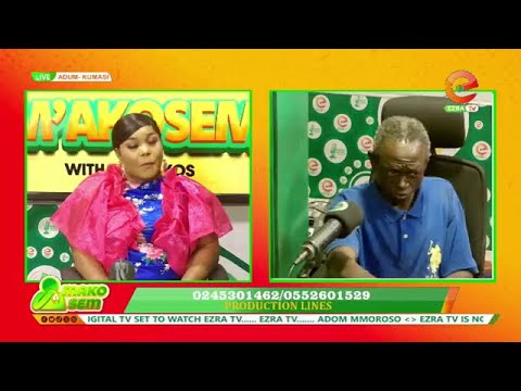 Ezra M'akosem with Maa Akos  21-2-25  on Ezra radio and tv|Akoma mu nsem