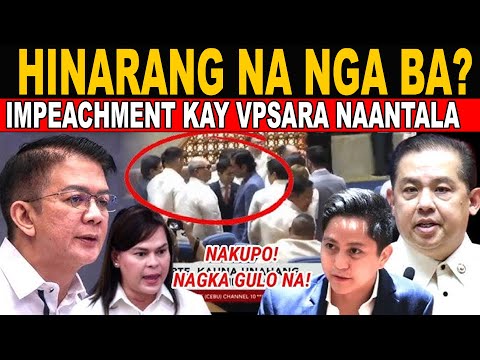 KAKAPASOK LANG! VP Sara Duterte impeachment hinarang sa Senado?? Grabe malaking Gulo ito! REACTION