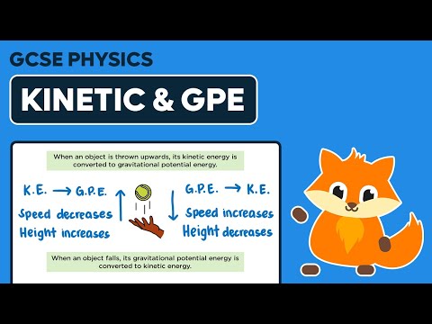 Converting Between Kinetic & GPE Worked Example - GCSE Physics