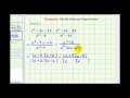 Rational Expressions and Factoring Concepts