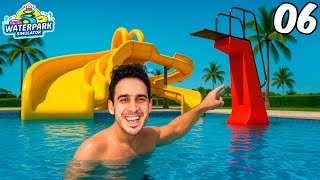 El trampolín más alto del parque acuático y Nueva Piscina Gigante 🏊‍♂️🔥 WaterPark Simulator #6