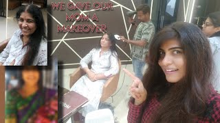 Mom's Birthday Surprise, My New Haircut to Very Long Hair in my home town Khandwa #indianmommakeover