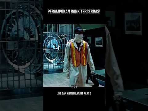 Perampokan Bank Tercerdas! IQ 200, Tapi Tak Ambil Uang Sepeserpun! #alurceritafilm #shorts