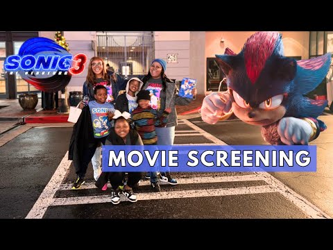 Sonic 3 MOVIE Screening & My Sister got SOBER | Vlogmas 2024