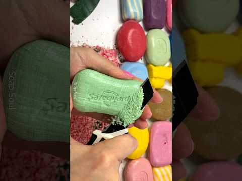 Soap cubes. Asmr soap cutting. Satisfying video @AsmrSoapSoul