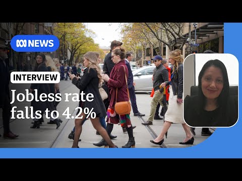 YouTube video thumbnail: Unemployment Rate Falls to 4.2% as Full-Time Jobs Surge