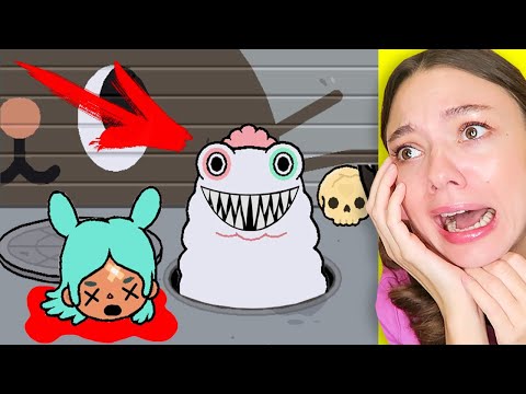 НАСТОЯЩИЙ МОНСТР в ТОКА БОКА на КОТО СВАЛКЕ!!! 🤫😱 СЕКРЕТЫ и ЛЕГЕНДЫ SECRETS Toca Boca Life World