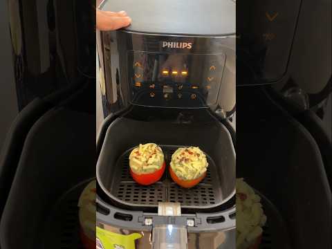 Cheesy Aloo Tomato Snacks in Air Fryer😋👌#shorts #viral #trending #youtubeshorts #reels #ytshorts #yt