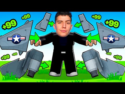 ПОТРАТИЛ $5 729 208 РОБУКСОВ И СТАЛ САМОЛЁТОМ В РОБЛОКС! Я ЛЕТАЮ!!!