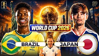 FIFA World Cup 2026 LIVE | BRAZIL vs JAPAN |  R32 WATCHALONG