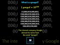 Understanding the Concept of a Googol