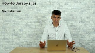 How to register a domain name in Jersey (.net.je) - Domgate YouTube Tutorial