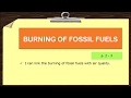 Environmental Impact of Fossil Fuels