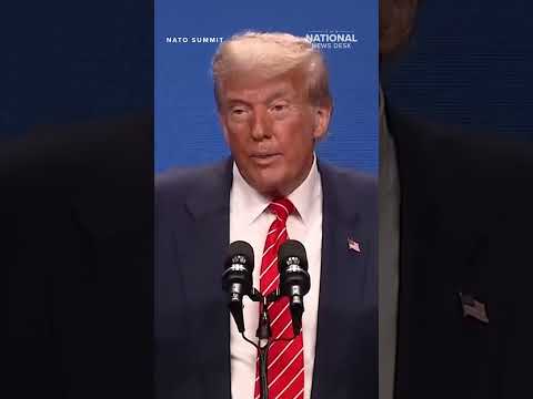 Trump praises Ukrainian reporter's question at NATO