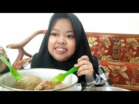Makan bakso beranak 2 + 1 samyang 2× spicy