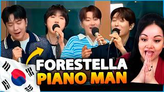 🔴 AMAZING!! Reacciono a Piano Man 포레스텔라 (Forestella) en vivo Vocal Coach Reacts