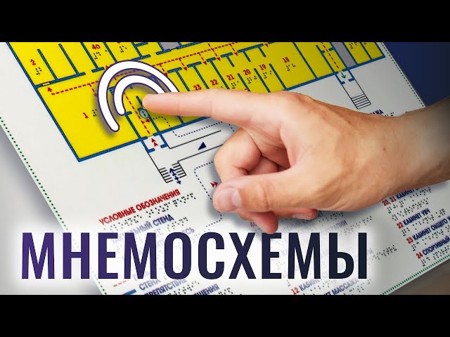 Видео Мнемосхема тактильная оргстекло  470x610