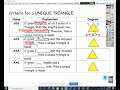 Triangle Congruence Criteria