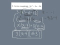 Factoring Methods and Techniques
