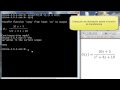Transfer Functions in Octave