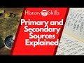Differentiating Primary and Secondary Sources in History