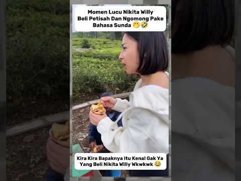Momen Lucu Nikita Willy Beli Petisan Ngomong Pake Bahasa Sunda 🤭 #nikitawilly #artis #shorts #fyp