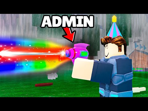 I have ADMIN WEAPONS in 99 Nights in The Forest)