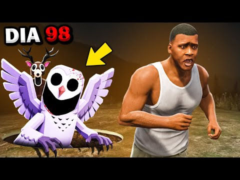 Sobreviví al BÚHO de las 99 NOCHES en el BOSQUE en GTA 5