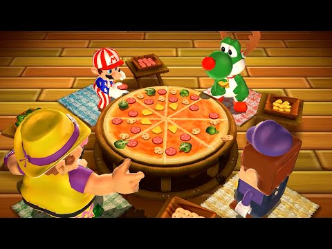 Mario Party 9 Hardest Minigames Can Mario win all Rivals Yoshi vs Wario vs Waluigi