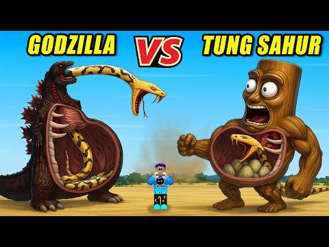 GOdzilla VS TUng Tung Tung Sahur
