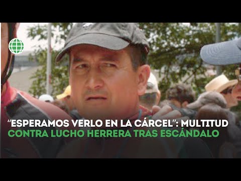 Manifestantes destruyen la estatua de Lucho Herrera y lo quieren ver en la cárcel