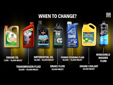 When & How to Change Every Fluid in your Car | Explained