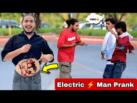 Best prank video 😂 || Electric ⚡️ man prank || Best reaction || so funny prank videos || prank video