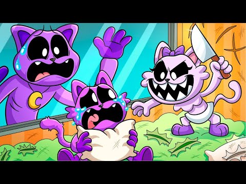 ¡La GEMELA MALVADA de CATNAP BEBÉ! Poppy Playtime Animación